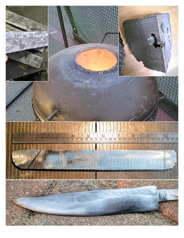 From Wrought Iron to Crucible Steel Knife
